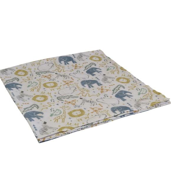 Fralda Estampada Arti In Panno Safari 100% Algodão