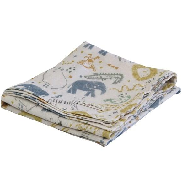 Fralda Estampada Arti In Panno Safari 100% Algodão