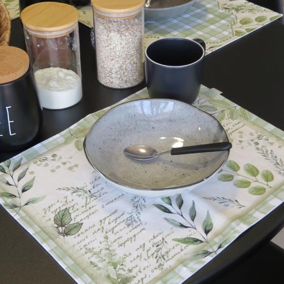 Jogo Americano Kit4 Peças Botanica