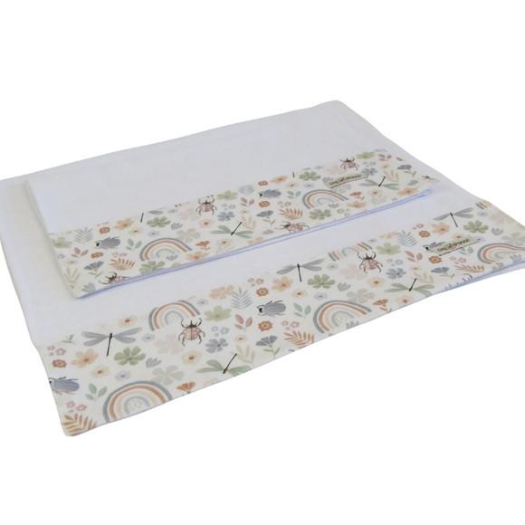 Kit Infantil para Bebê Mabber Quadriculada Libélula