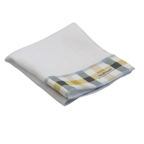 Kit Infantil para Bebê Mabber Quadriculada Vichy Azul