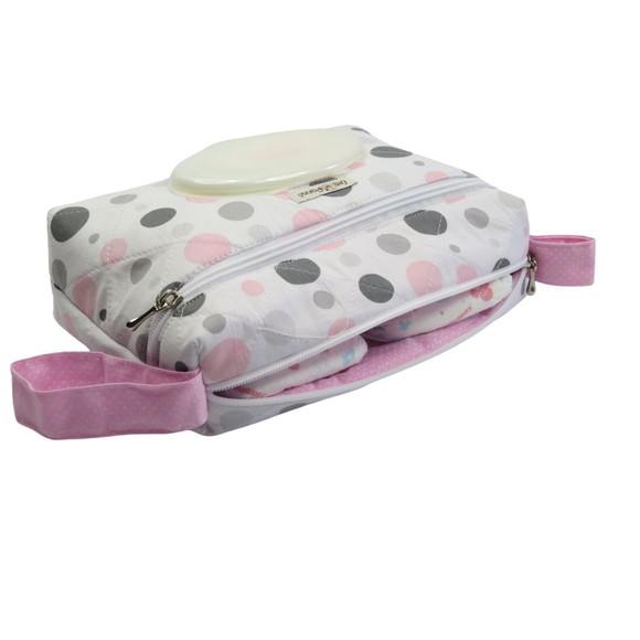 Kit Porta Fralda Lenço Umedecio e Caderneta Vacina Big Poá