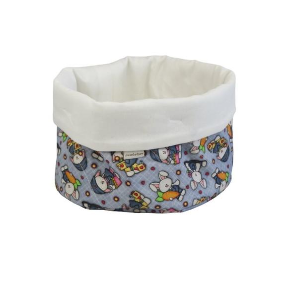 Kit Toalha de Mesa e Cesta para Pães Páscoa