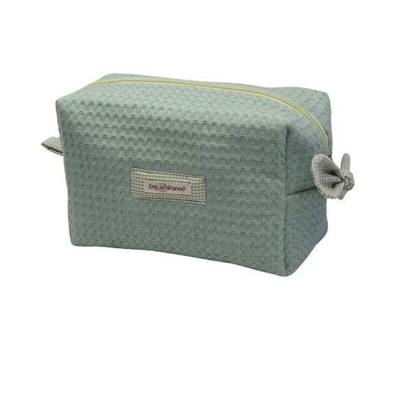 Necessaire Oganizadora Moderna Algodão Quadriculado