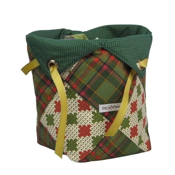 Porta Panetone Patchwork Natal