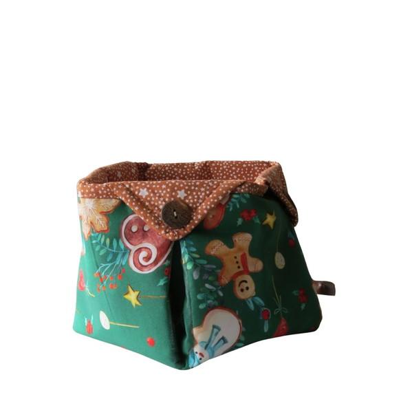 Porta Panetone Natal Moderno Verde