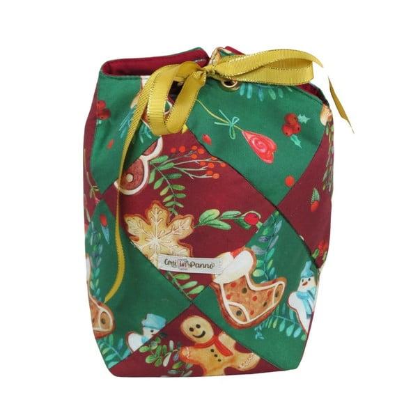Porta Panetone Patchwork Natal Bolachinhas