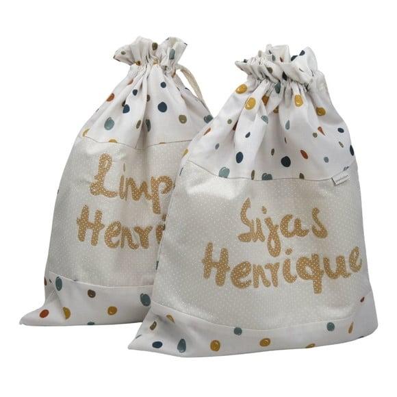 Saco Organizador Impermeável Bordado Personalizado Kit2