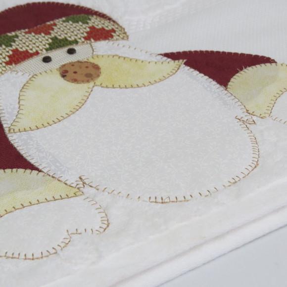 Toalha de Rosto Papai Noel Moderno