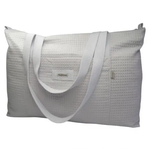 Bolsa Porta Travesseiro com Alça Branca