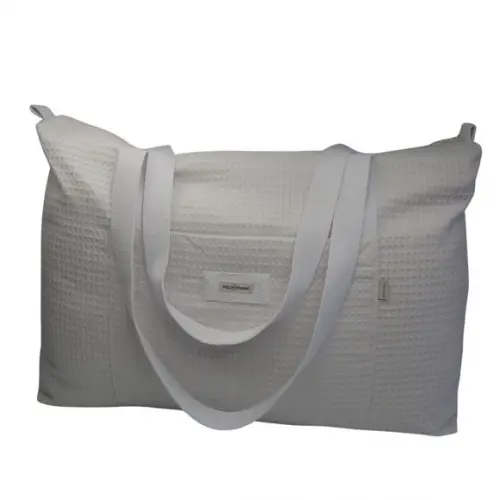 Bolsa Porta Travesseiro com Alça Branca