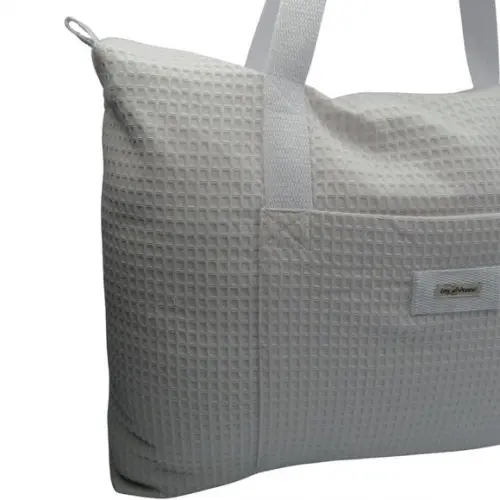 Bolsa Porta Travesseiro com Alça Branca