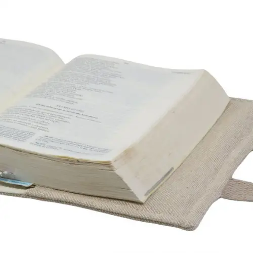 Capa Protetora em Linho para Biblía Sagrada 'pastoral