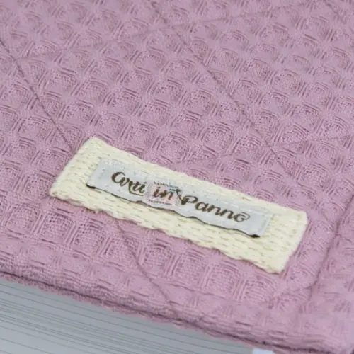Capa Vade Mecum Favo Rosa Antigo com Alça Mão Natural