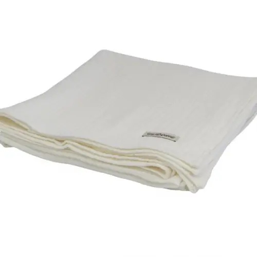 Cueiro Fraldão 1m x 1m Dupla Face em Gaze de Algodão 100% -