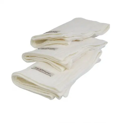 Cueiro Fraldão e Pano de Boca Gaze Algodão 100% Off White -