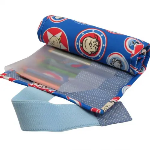 Estojo Escolar 100 Lapis de Cor com Bolso Snoopy