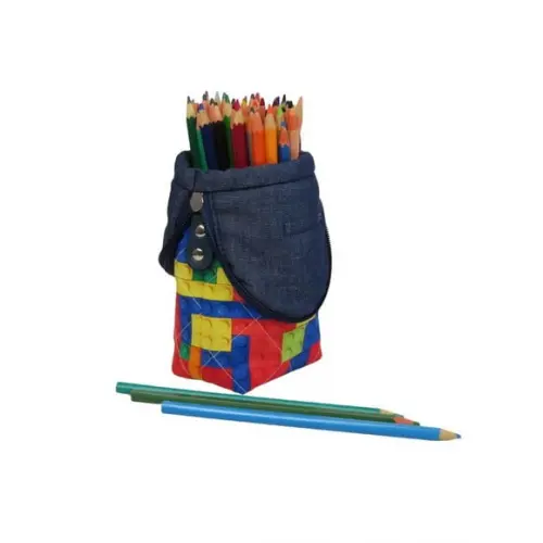 Estojo Escolar Porta Lápis Lego