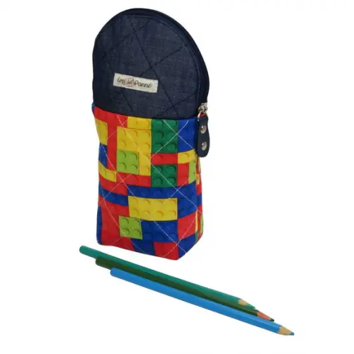 Estojo Escolar Porta Lápis Lego