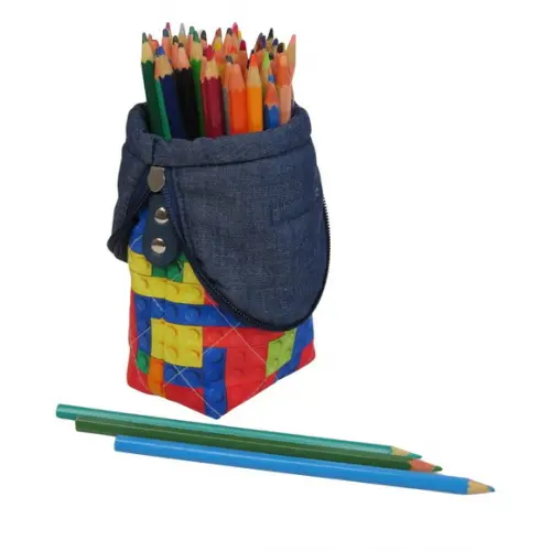 Estojo Escolar Porta Lápis Lego