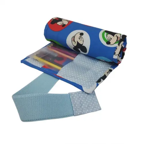 Estojo para Lápis de Cor com Bolso Mickey Mouse