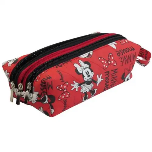 Estojo Triplo Minnie Mouse