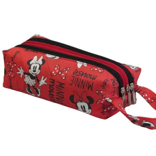 Estojo Triplo Minnie Mouse
