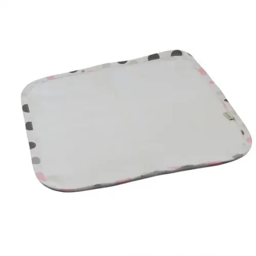 Fralda de Boca Kit5 Tons Rosa e Cinza