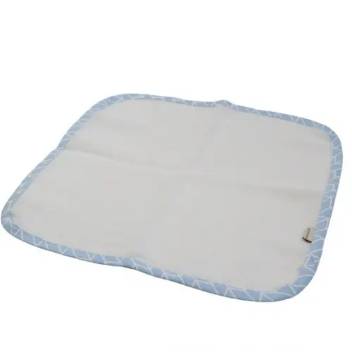 Fralda de Boca Kit5 Tons Azul e Cinza