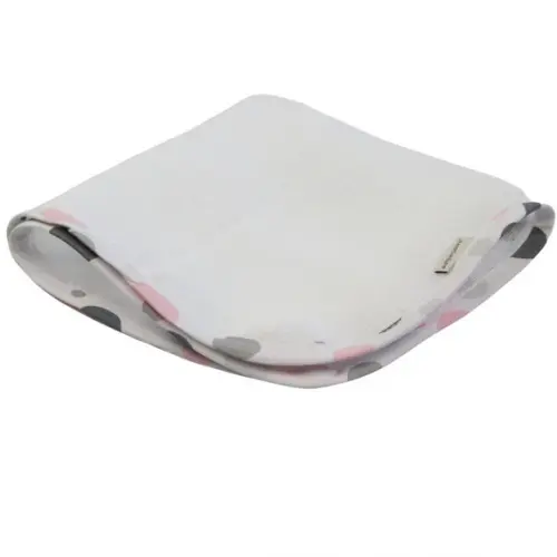 Fralda de Boca Kit5 Tons Rosa e Cinza
