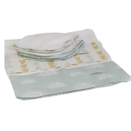 Fralda de Ombro e Boca Kit4 Boho