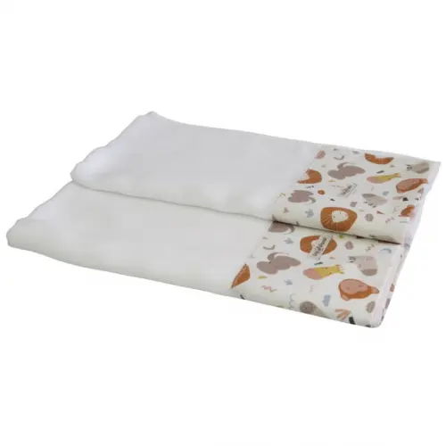 Fralda de Ombro e Boca Kit2 Selva