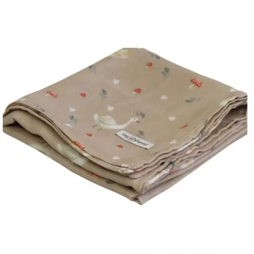 Fralda Estampada Arti In Panno Patinho 100% Algodão
