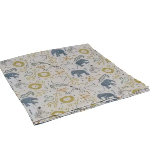 Fralda Estampada Arti In Panno Safari 100% Algodão