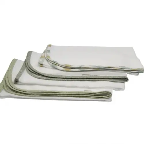 Kit Fralda Ombro Viés Kit3 Peças Viés em Tricoline Verde