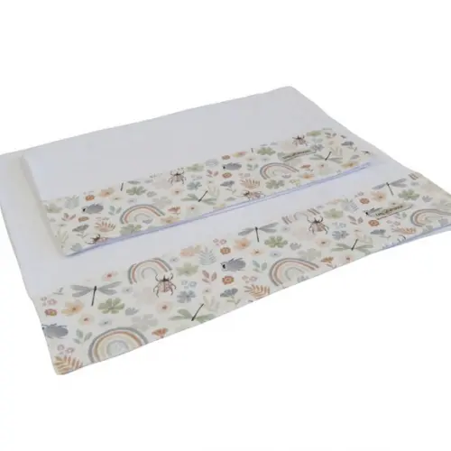 Kit Infantil para Bebê Mabber Quadriculada Libélula
