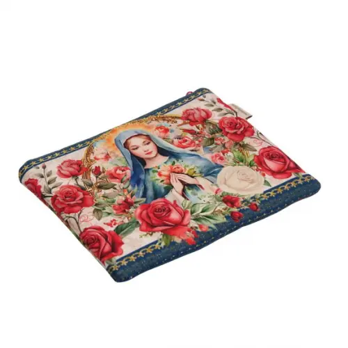 Kit Nossa Senhora Aparecida Branco e Rosa