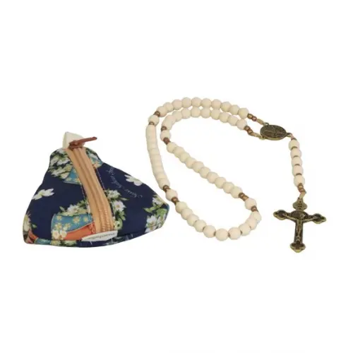 Kit Porta Terço e Terço Nossa Senhora Aparecida