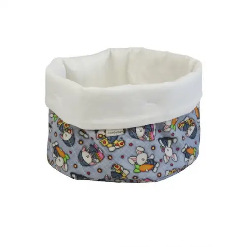 Kit Toalha de Mesa e Cesta para Pães Páscoa
