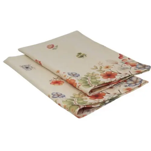 Pano de Copa Sacaria Estampada Floral