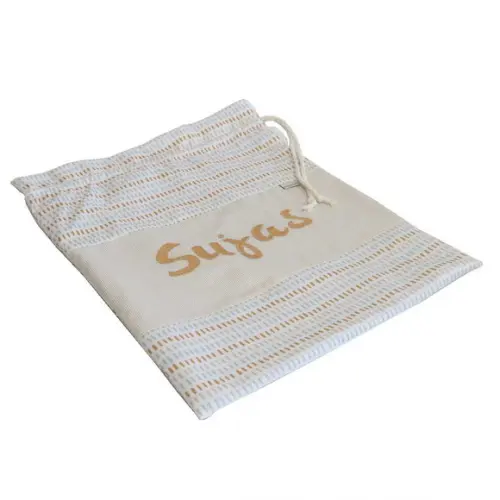 Saco roupa impermeável bordado