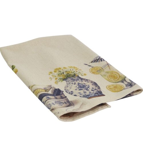 Pano de Prato Limão Siciliano em Algodão | Decoração para Cozinha