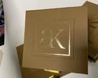 CAIXA CONVITE PADRINHOS CASAMENTO 15x15x7 CM COM METALIZADO