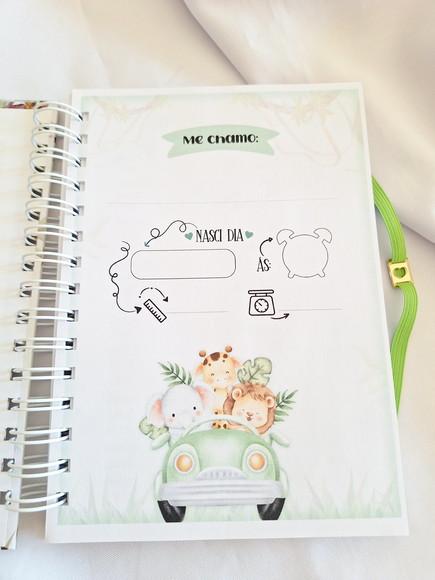 Caderneta de Vacina Personalizada Safari Atualizada