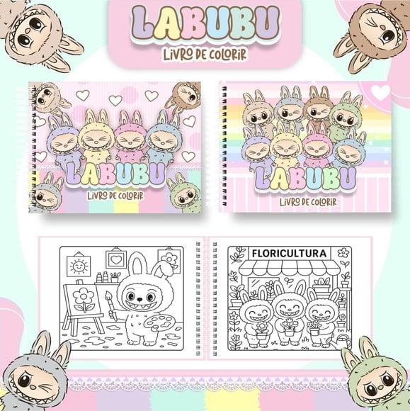 Livro de Colorir Labubu