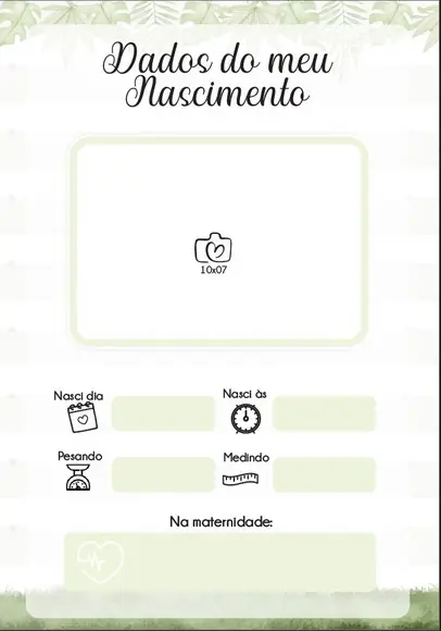 Caderneta de Vacina Personalizada Atualizada