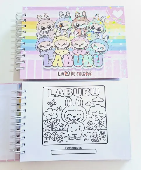 Livro de Colorir Labubu