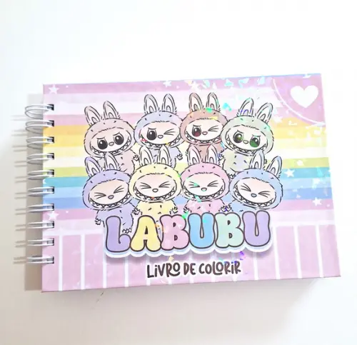 Livro de Colorir Labubu
