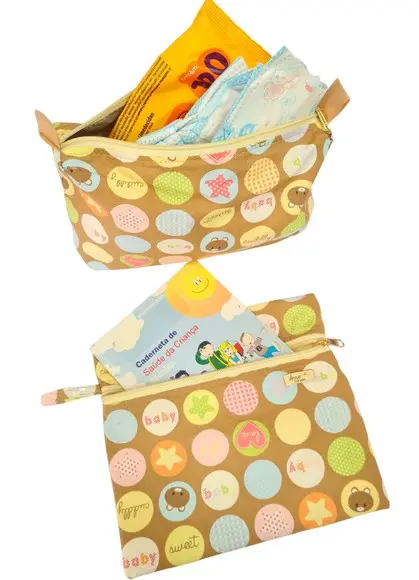 Porta Fraldas com Porta Documentos