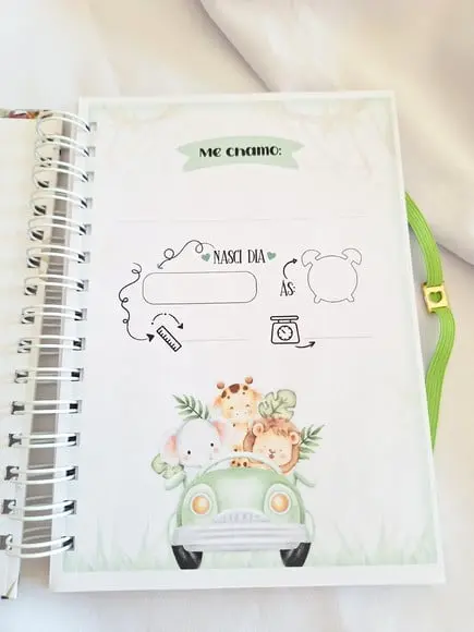 Caderneta de Vacina Personalizada Safari Atualizada